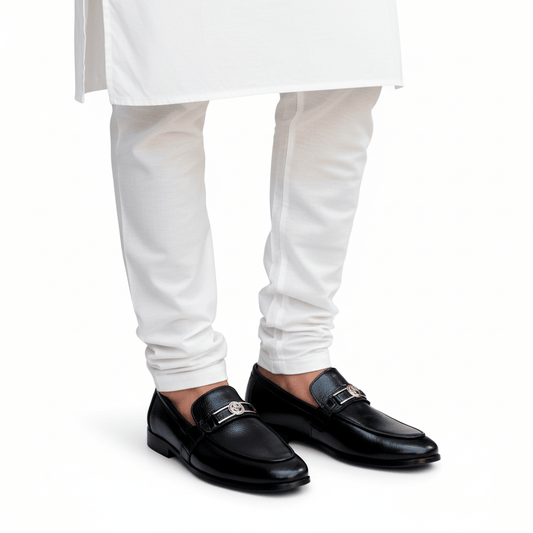 HP Horse Black Loafer - 1086 - BL - Hi patah store admin