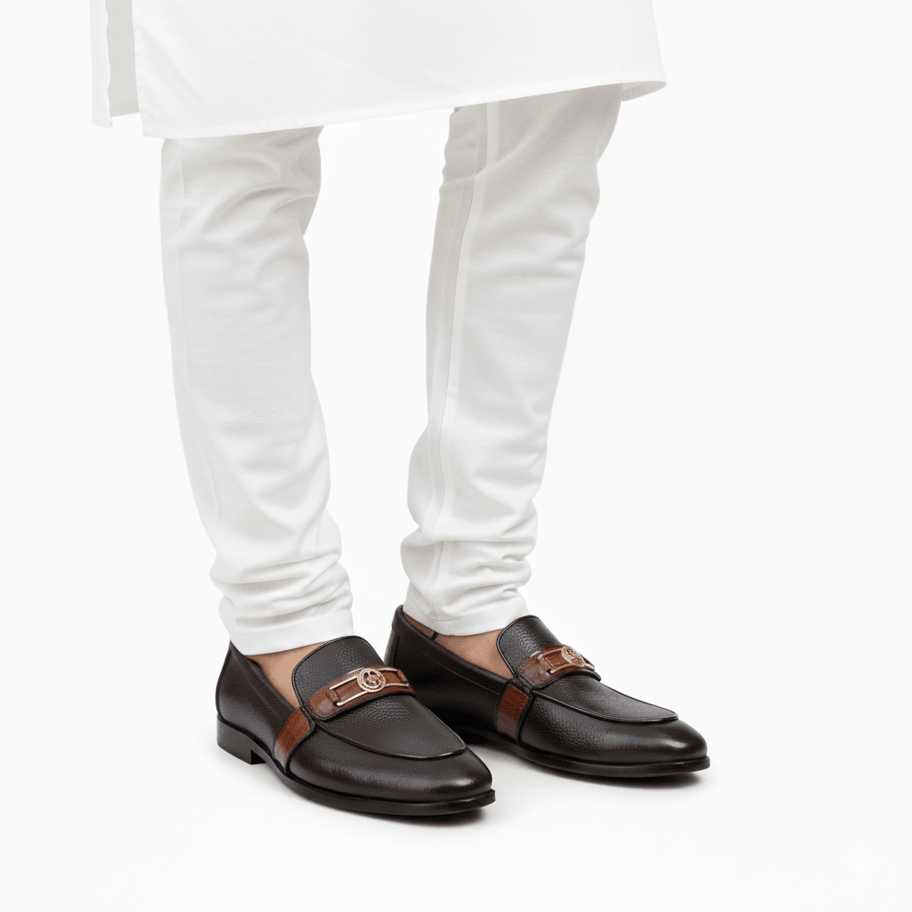 HP Horse Dark Brown Loafer - 1086 - BR - Hi patah store admin