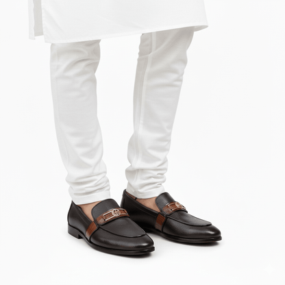 HP Horse Dark Brown Loafer - 1086 - BR - Hi patah store admin