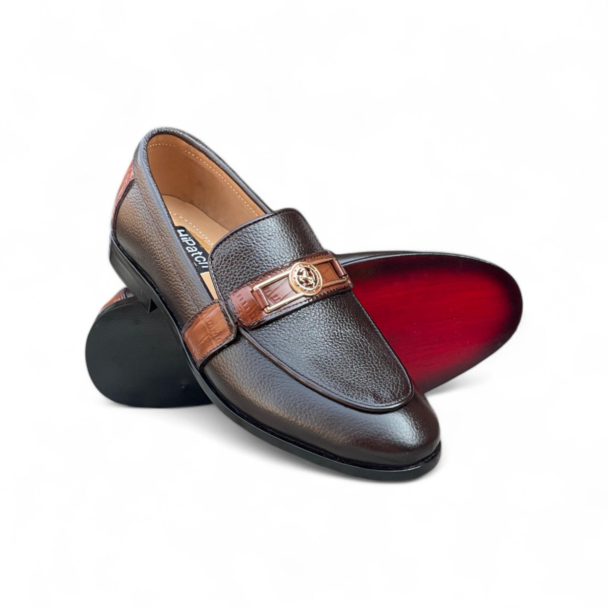 HP Horse Dark Brown Loafer - 1086 - BR - Hi patah store admin