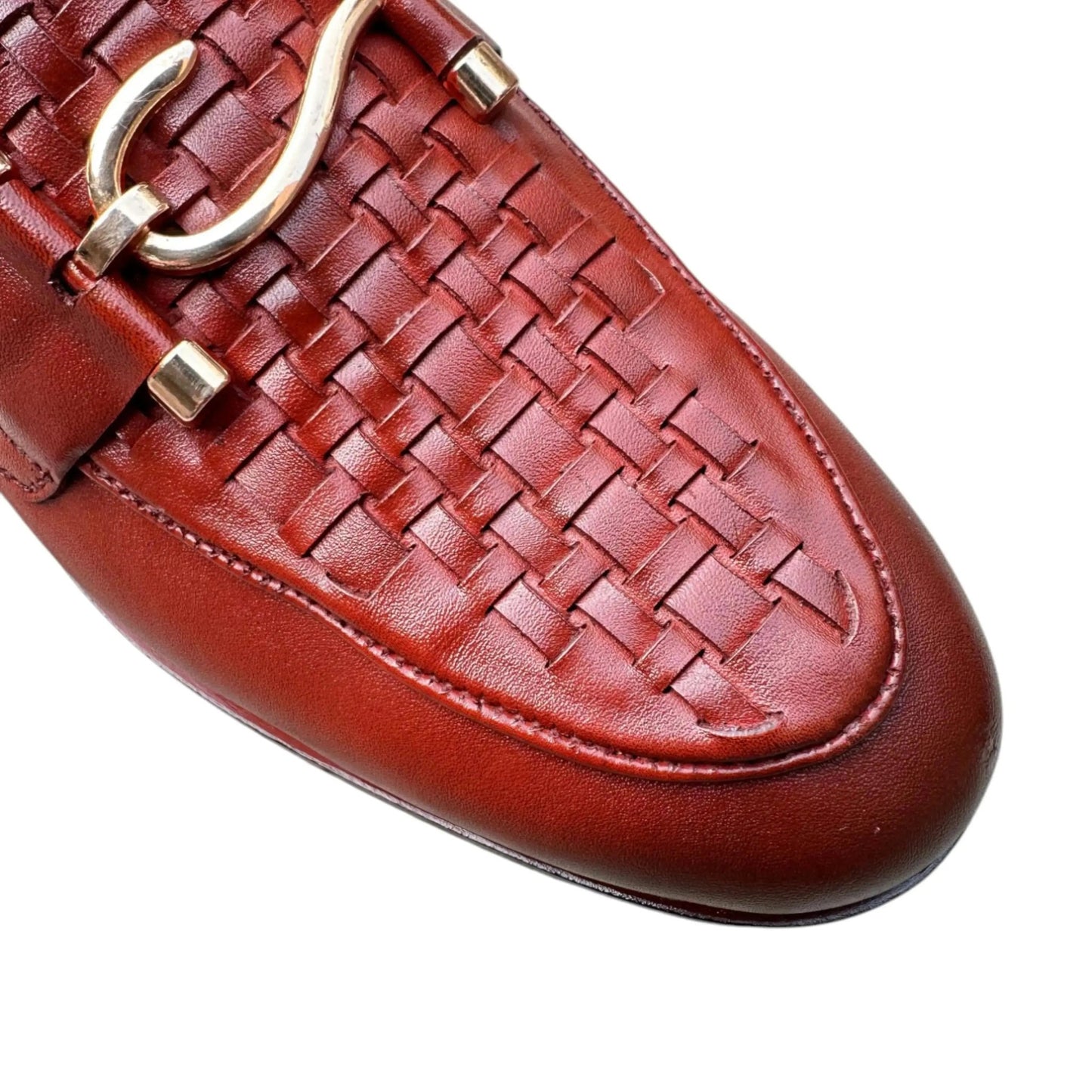 HP - S Knitted Red Loafer - 1015 - BR - Hi patah store admin