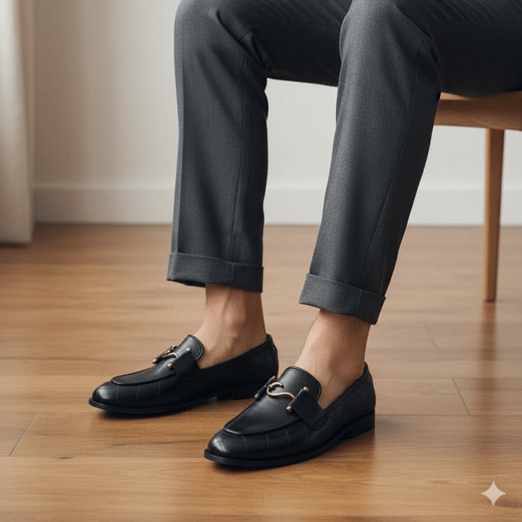 HP - S Metalic Buckle Loafer - 1011 - BL - Hi patah store admin