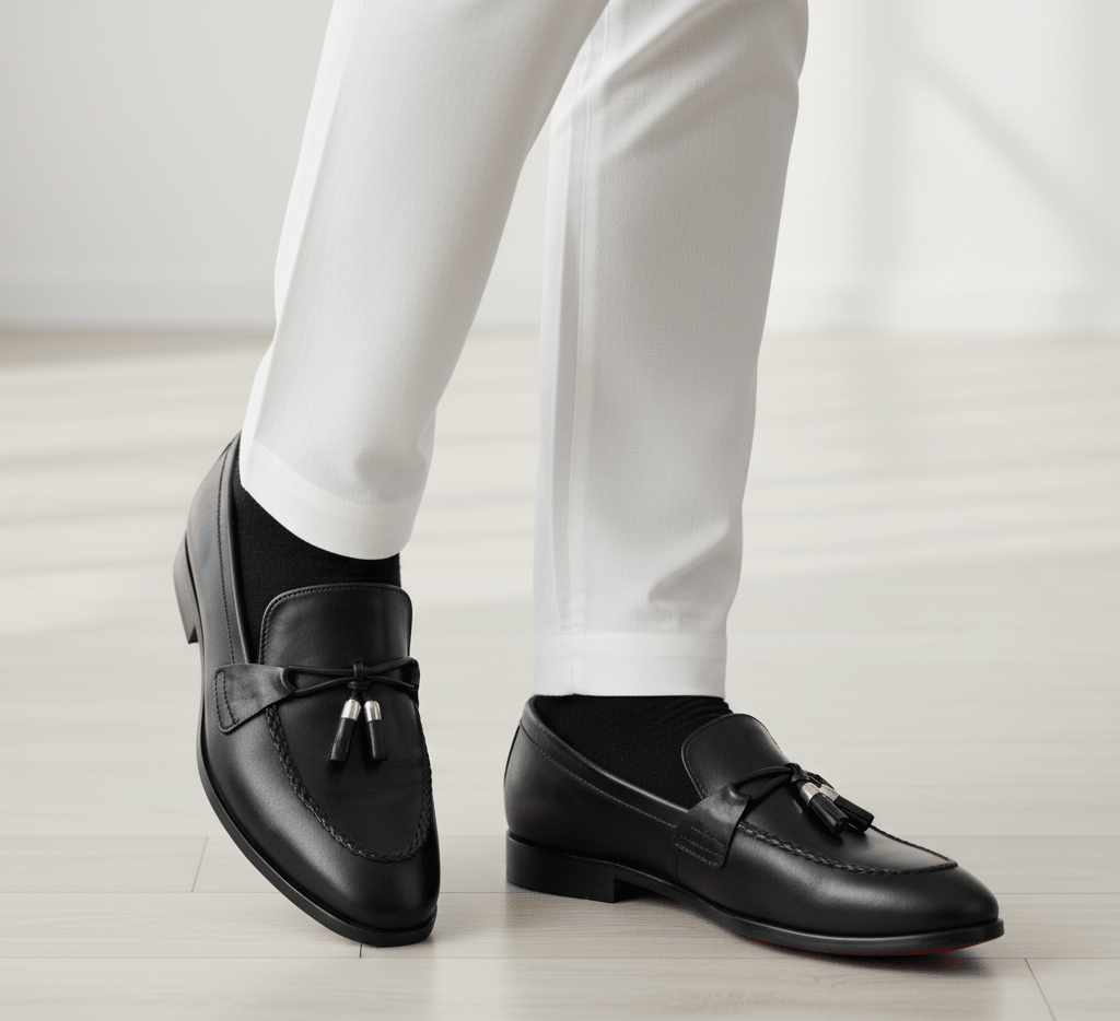 Pure Leather - B Tessel Loafer - 1010 - BL - Hi patah store admin