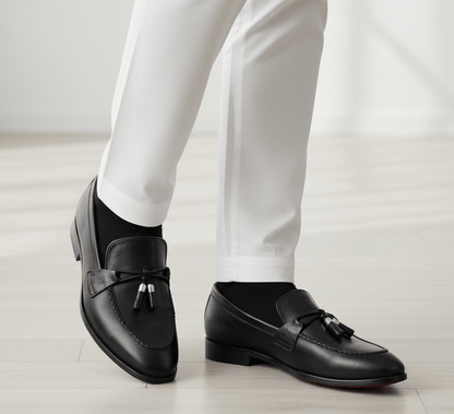 Pure Leather - B Tessel Loafer - 1010 - BL - Hi patah store admin