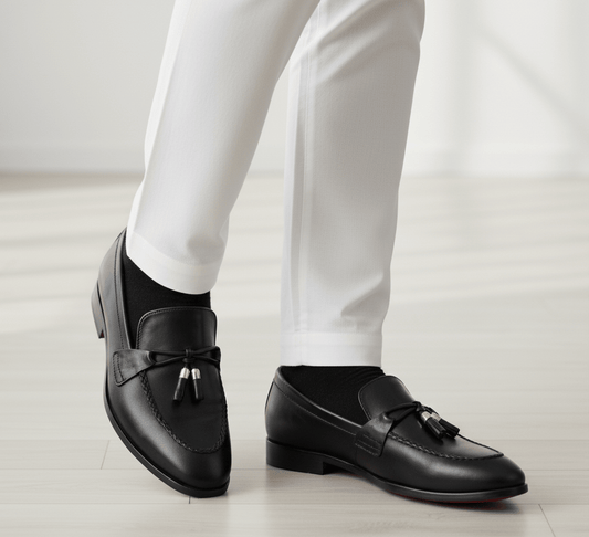 Pure Leather - B Tessel Loafer - 1010 - BL - Hi patah store admin