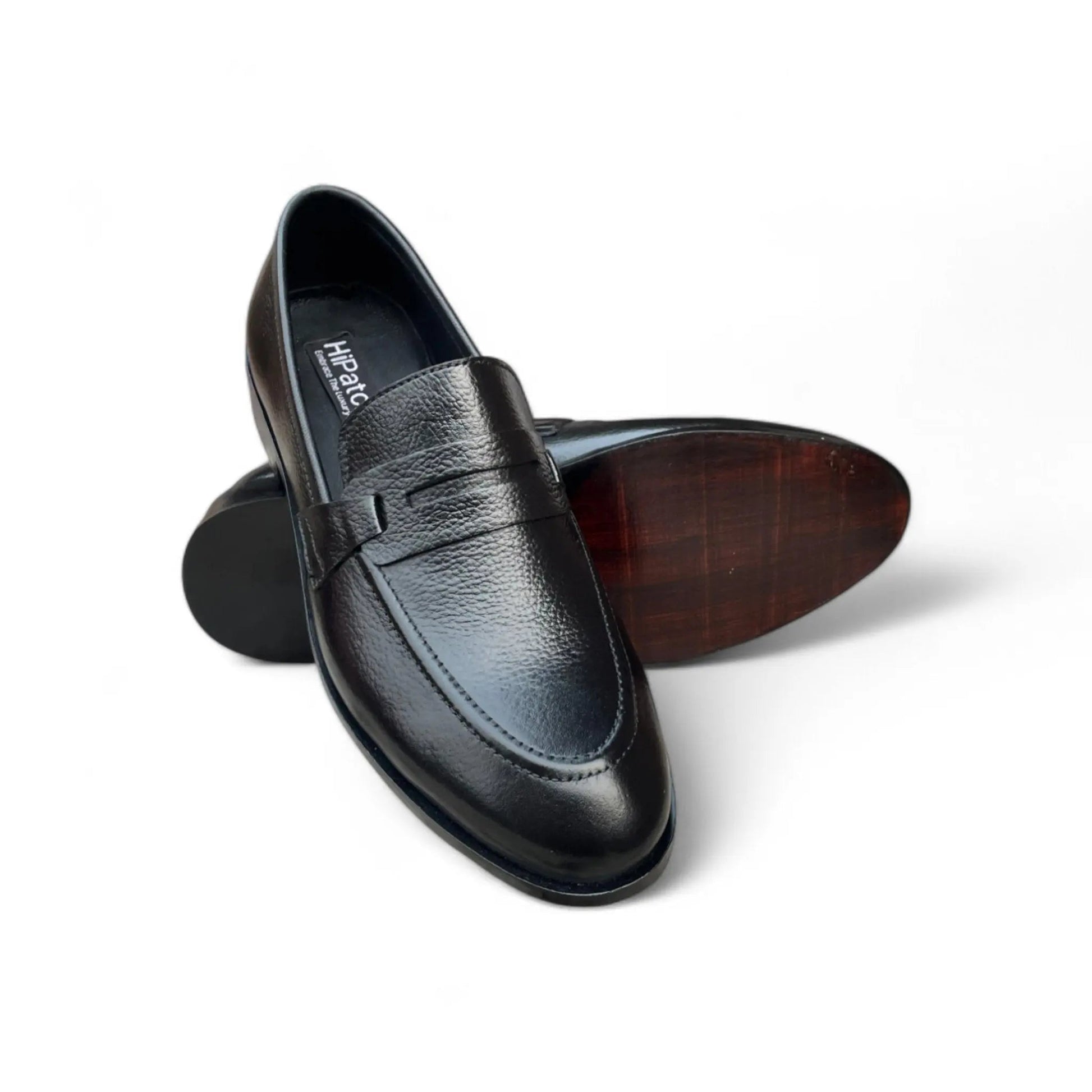 Pure Leather - BuckleLess Loafer - 1013 - BL - Hi patah store admin