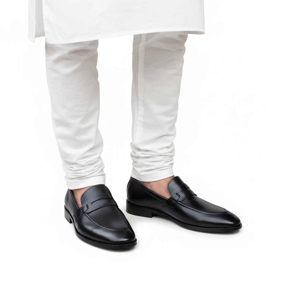 Pure Leather - BuckleLess Loafer - 1013 - BL - Hi patah store admin